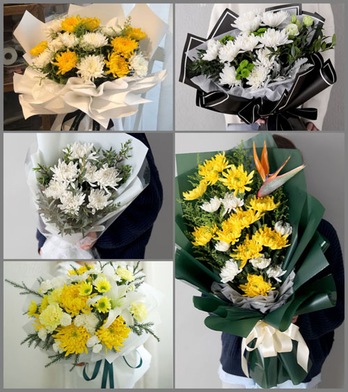 安徽阜阳市临泉县张新镇钟陶营村白事花束代送